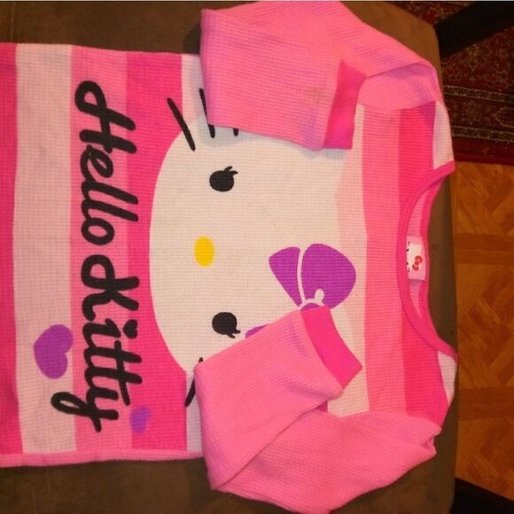 Girls Hello Kitty, size 6 long sleeve shirt - Picture 1 of 4